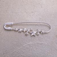 Silver Star Cluster Pin