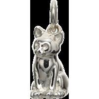 silver cat charm