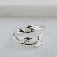 Silver Laurel Leaf Ring