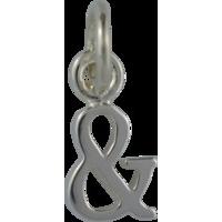 Silver Ampersand Charm