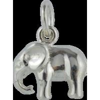 Silver Elephant Charm