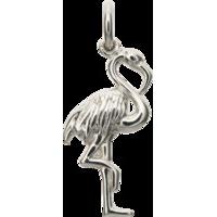 Silver Flamingo Charm