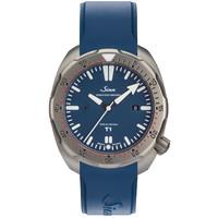 sinn watch t1 b ezm 14 rubber strap blue