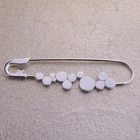 Silver Circles Pin