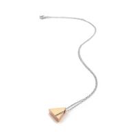 Silhouette Triangle Pendant Rose Gold Plated