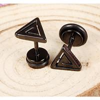 Simple man Triangle Earrings
