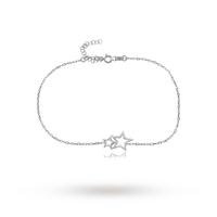 Silver Double Star Bracelet