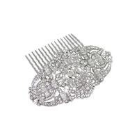 Silver Gatsby Hair Comb