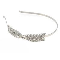 silver bow headband