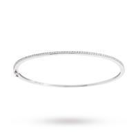 Silver Cubic Zirconia Bangle