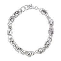 silver knot bracelet