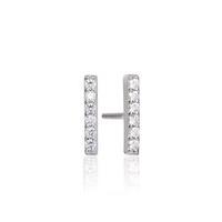 sif jakobs siena piccolo silver bar studs