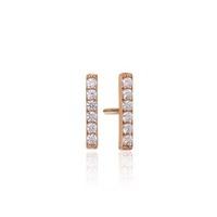 Sif Jakobs Siena Piccolo Rose Gold Bar Studs