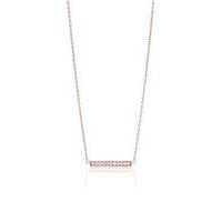 sif jakobs rose gold simeri bar necklace