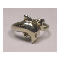 silver dolphin ring 925 stamp