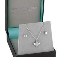 Simply Silver bee jewellery set