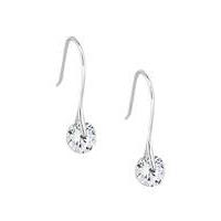 Simply Silver tension drop earring