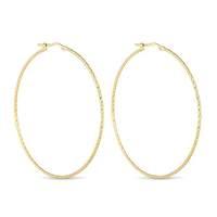 Simply Silver large hoop earring