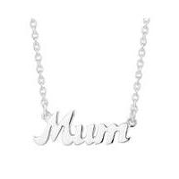 Simply Silver mum scripture necklace