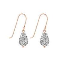 simply silver teardrop earring