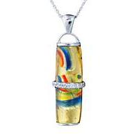 Silver Murano Glass Pendant