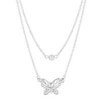 Simply Silver butterfly necklace