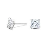 Simply Silver square stud earring