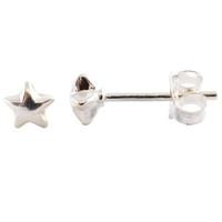 silver 5mm polished star stud earrings 8 55 5629