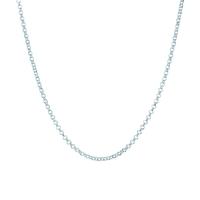 Silver 16inch Round Belcher Chain N458