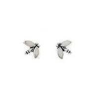 Silver Kids Fly Stud Earrings A683W