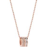 sif jakobs ladies rose gold plated corte piccolo white cubic zirconia  ...