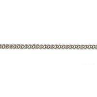 silver 22 inch curb chain s18c22