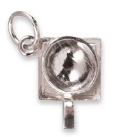 Silver Mortar Board Charm 1960S