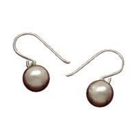 Silver 8mm Ball Dropper Earrings 8.54.1449