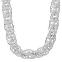 silver prince of wales chain necklace v19 9043 ss18