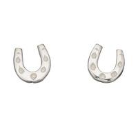 Silver Small Horseshoe Studs A951