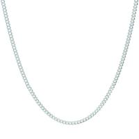 Silver 20inch Curb Chain N222