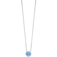 silver december blue cubic zirconia pendant wp1282 cz bt