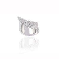 sif jakobs silver and zirconia amalfi ring