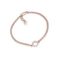 Sif Jakobs Biella Rose Gold Plated and Zirconia Bracelet