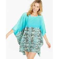 simply yours ombre print kaftan