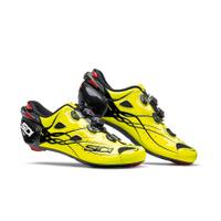 sidi shot carbon cycling shoes yellow fluro eu 45uk 9