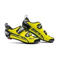 sidi t4 air carbon composite cycling shoes yellow fluoblack eu 385uk 4 ...