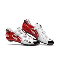 Sidi Wire Carbon Vernice Cycling Shoes - White/Black/Red - EU 45.5/UK 9.5