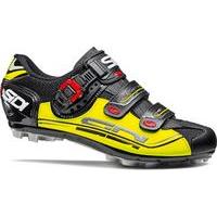 sidi mtb eagle 7 shoes blackyellow fluoblack45