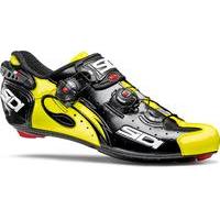 Sidi - Wire Carbon Vernice Shoes Black/Yellow Fluo 44