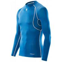 skins carbonyte ls baselayer top blue aw15