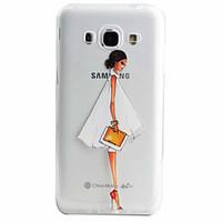 Skirt Girl Pattern Material TPU Phone Case For Samsung Galaxy J5 J5(2016) J3(2016)