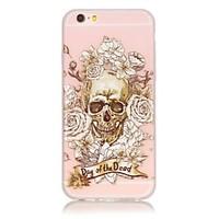Skull Pattern TPU Material Glow in the Dark Soft Phone Case for iPhone 7 7 Plus 6s 6 Plus SE 5s 5