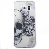 skull pattern material tpu phone case for samsung galaxy s5 s6 s7 s6 e ...
